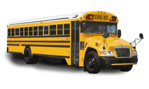School Bus Rental Cutout